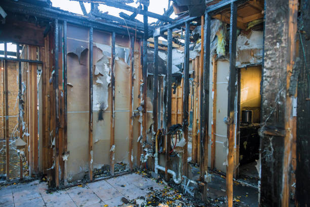 Professional Fire Damage Assessment technician working in New Rochelle, NY